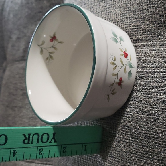 Pfaltzgraff Holiday Dip Dish Nd Knife - Picture 7 of 9